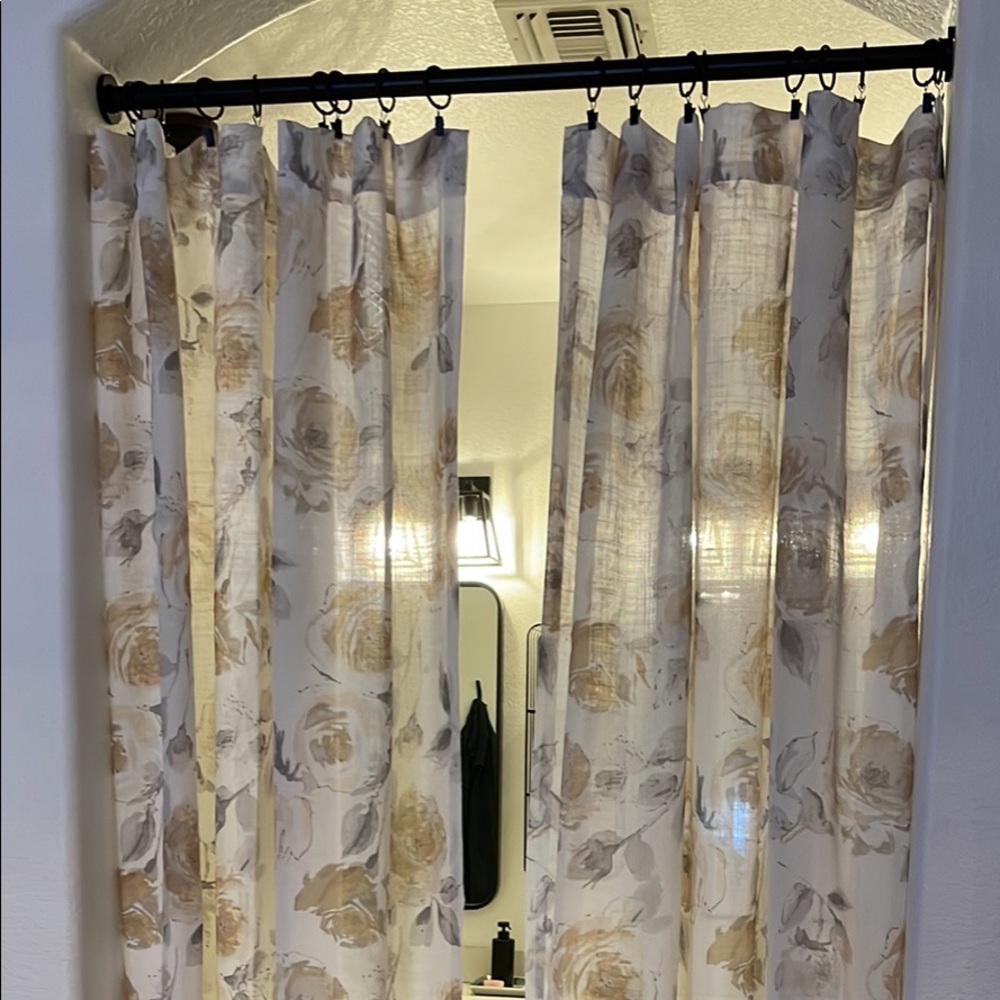 Gorgeous Peri Home Floral Curtains